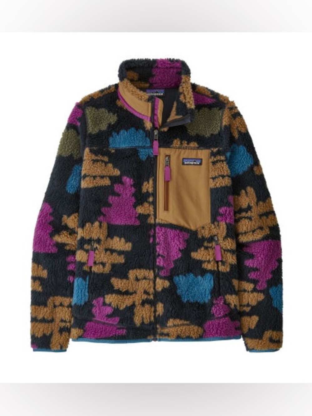 Patagonia Women’s Classic Retro-X Jacket - Fungiis Mushroom Aztec - Large